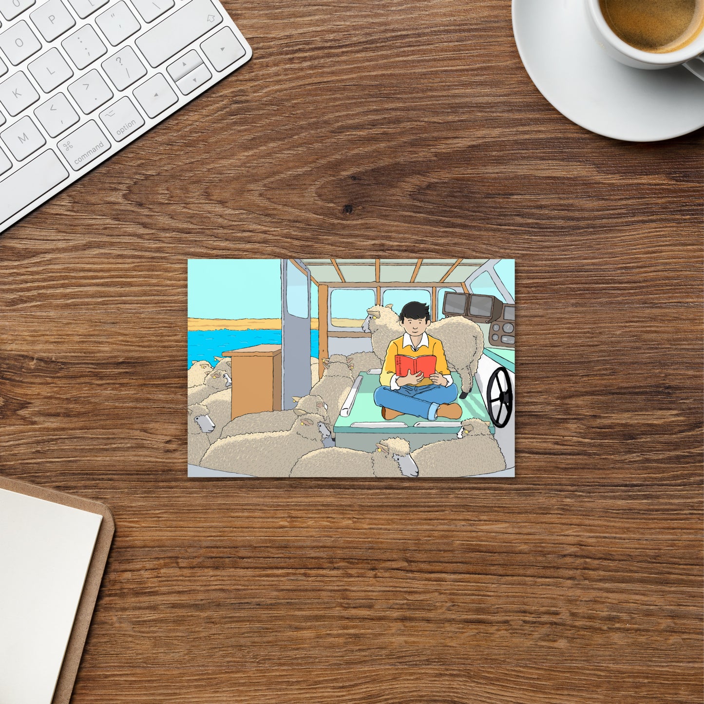 David's Wild Sheep Chase - Postcard