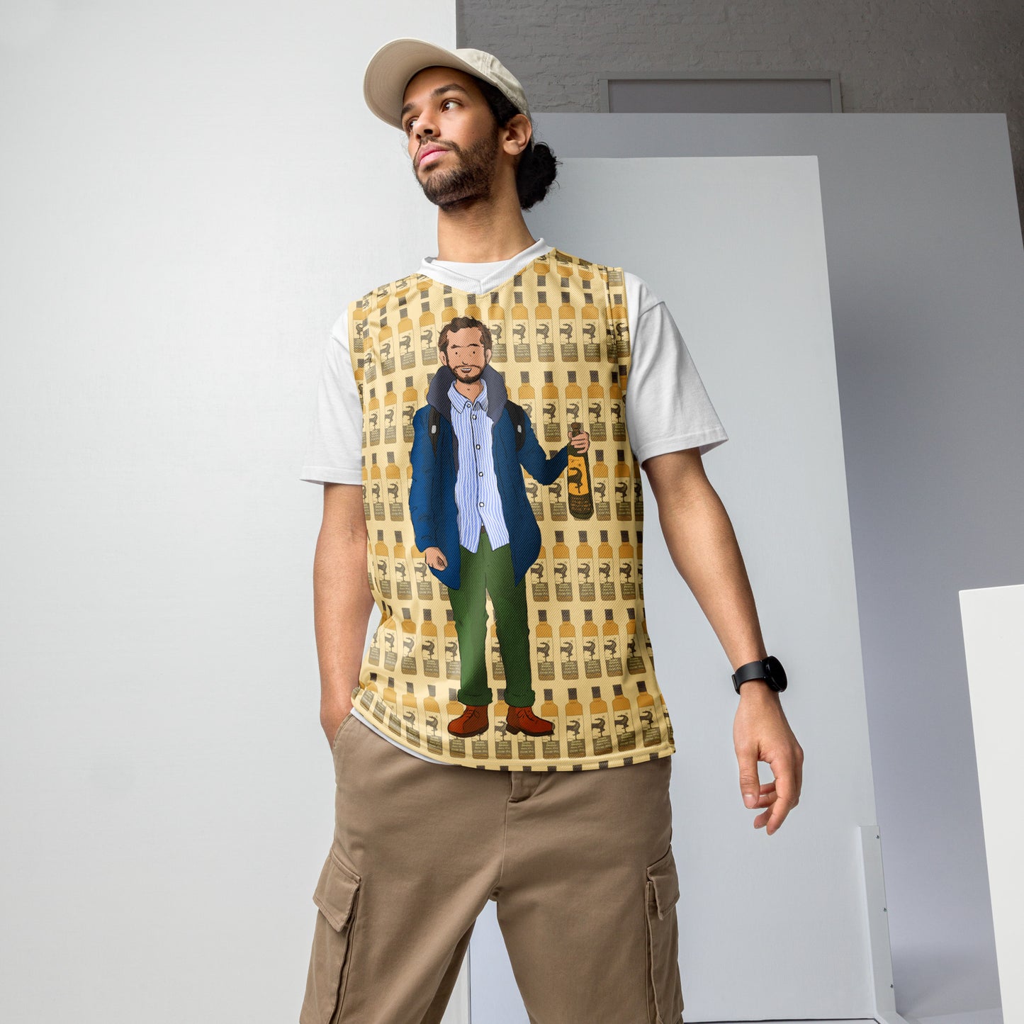 Extra Virgin - Recycled unisex basketball jersey