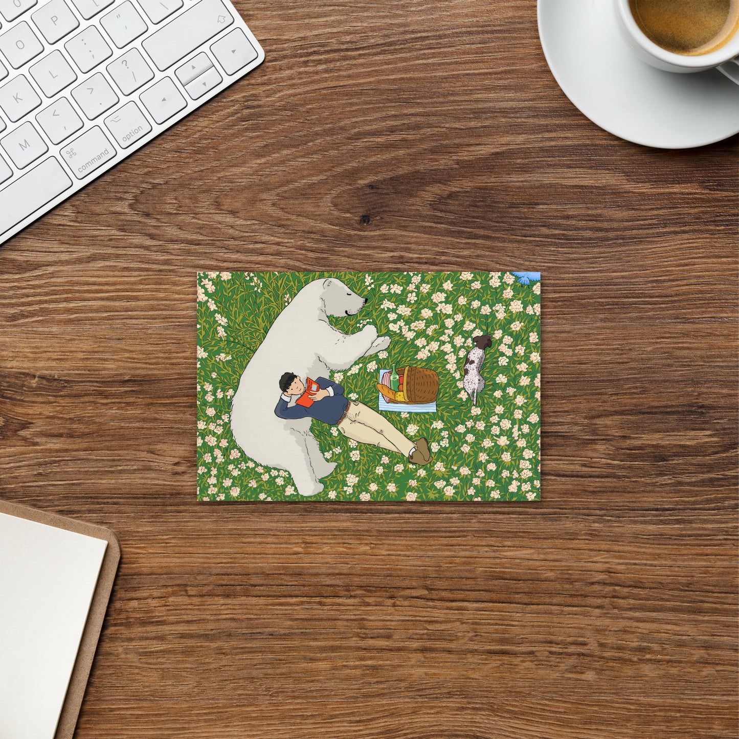 David and the Sun - Postcard